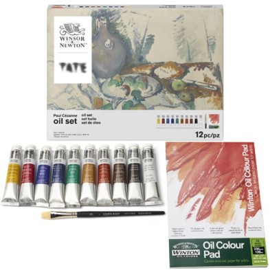 Material Bellas Artes - Pintura - Set de óleo Paul Cézanne 12 piezas, Winton, Winsor&Newton | totenart.com
