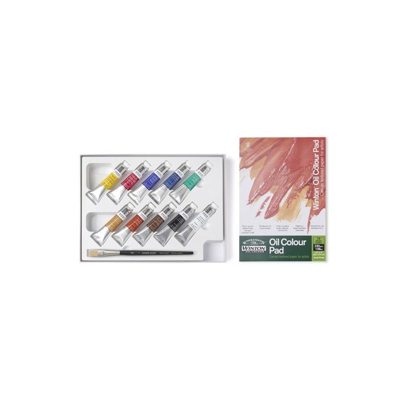 Material Bellas Artes - Pintura - Set de óleo Paul Cézanne 12 piezas, Winton, Winsor&Newton | totenart.com