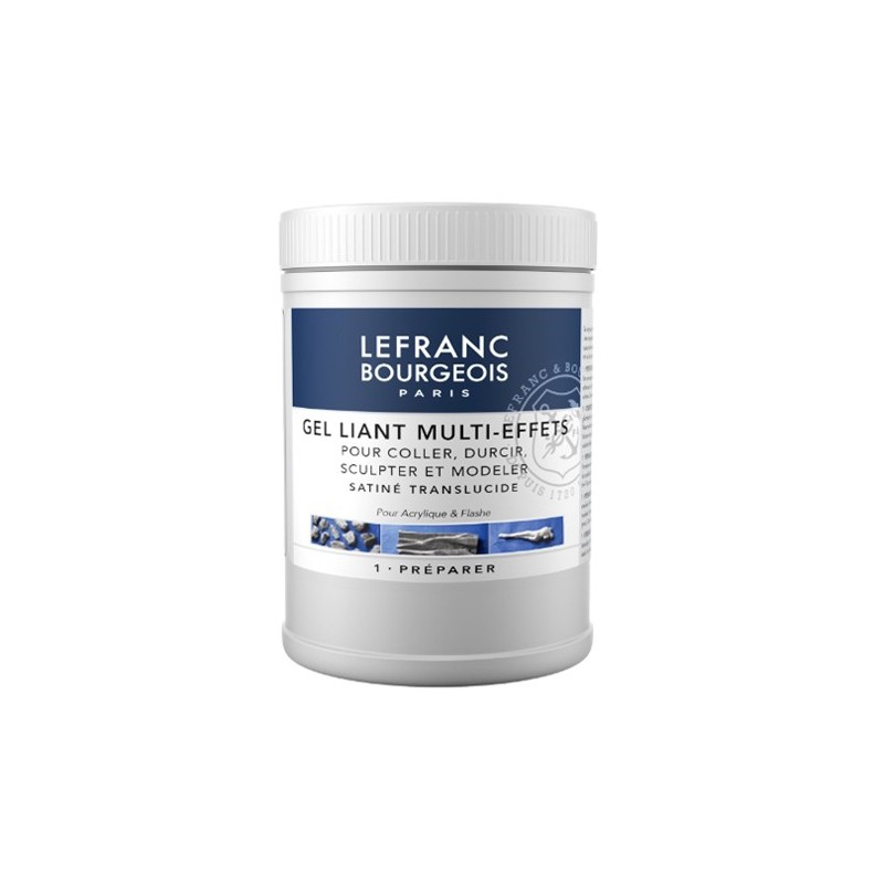 Material Bellas Artes - Pintura - Gel aglutinante multi-efectos para acrílico, Lefranc & Bourgeois (500 ml) | totenart.com