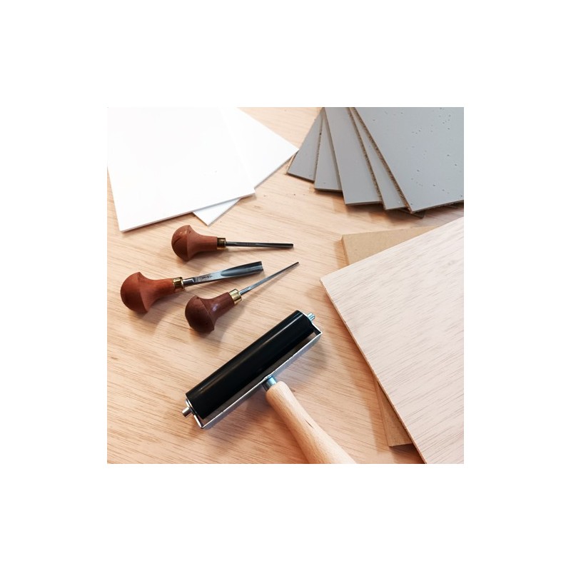 Material Xilografia-Linoleografia-Kit Superior Xilografia-Linoleografia