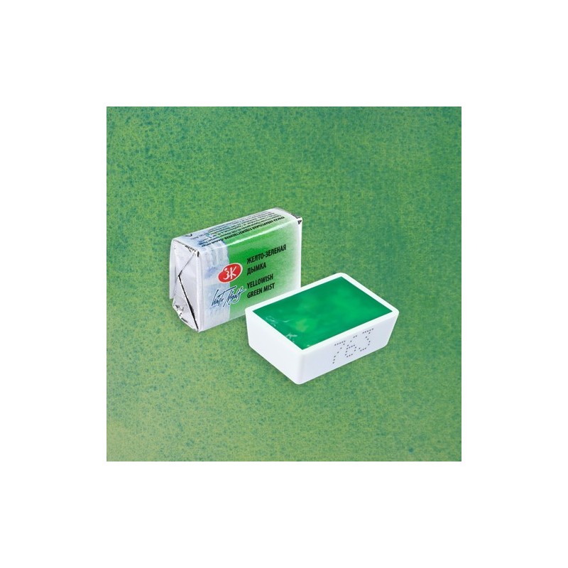 Material Bellas Artes - Pintura - Acuarelas White Nights en godet granulado Niebla Verde Amarillenta (Yellowish Green Mist) 763 