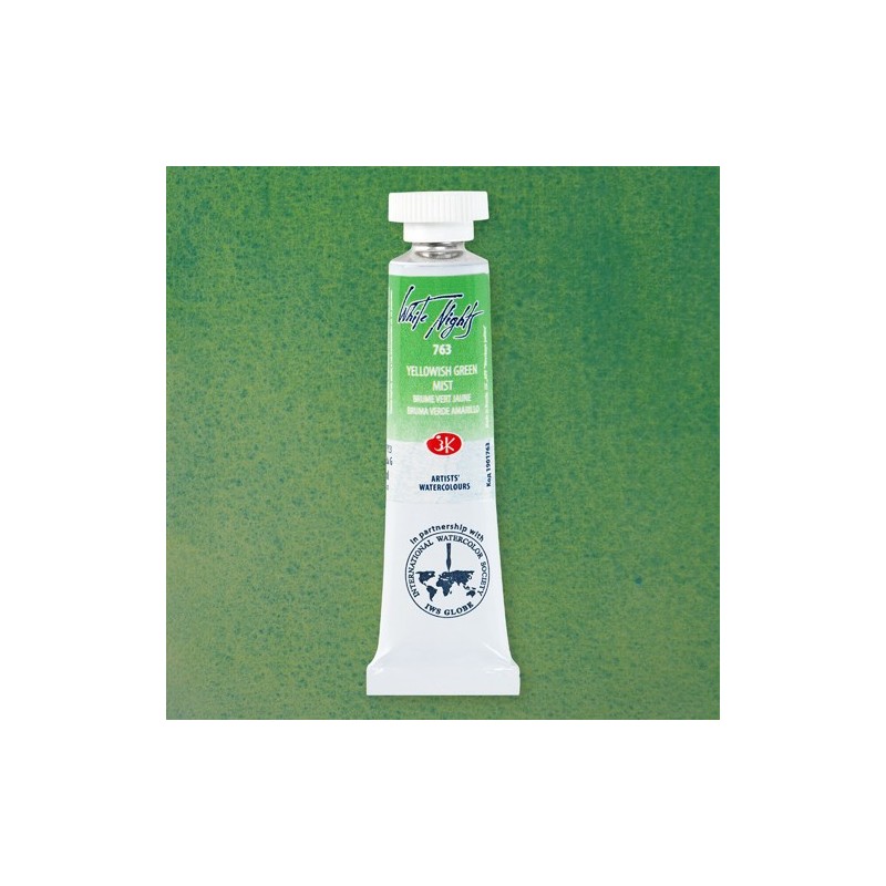 Material Bellas Artes - Pintura - Acuarelas White Nights en tubo 10 ml. granulado Niebla Verde Amarillenta (Yellowish Green Mist