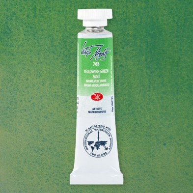 Material Bellas Artes - Pintura - Acuarelas White Nights en tubo 10 ml. granulado Niebla Verde Amarillenta (Yellowish Green Mist
