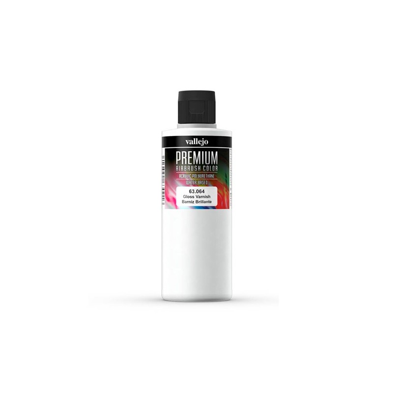 Material Bellas Artes - Pintura - Premium acrilico Vallejo Barniz Brillante 200 ml. - Protección UV | totenart.com