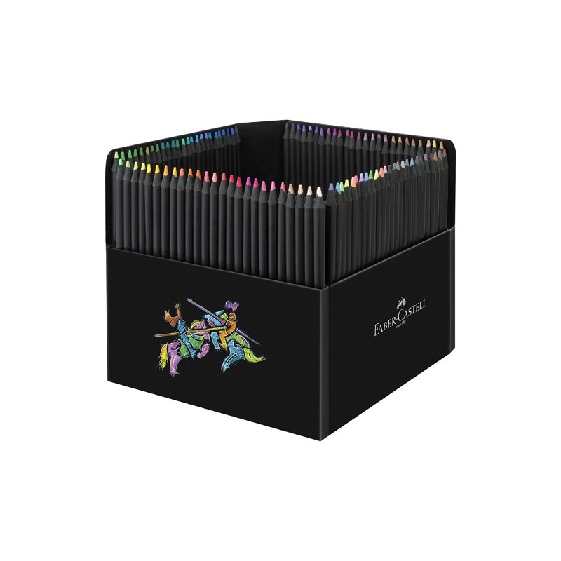Material Bellas Artes – Pintura - Estuche Soporte 100 lápices color Black Edition Faber Castell | totenart.com