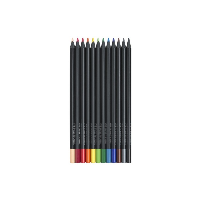 Material Bellas Artes – Pintura - Caja 12 lápices color Black Edition Faber Castell | totenart.com