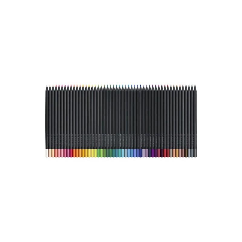 Material Bellas Artes – Pintura - Estuche Soporte 50 lápices color Black Edition Faber Castell | totenart.com