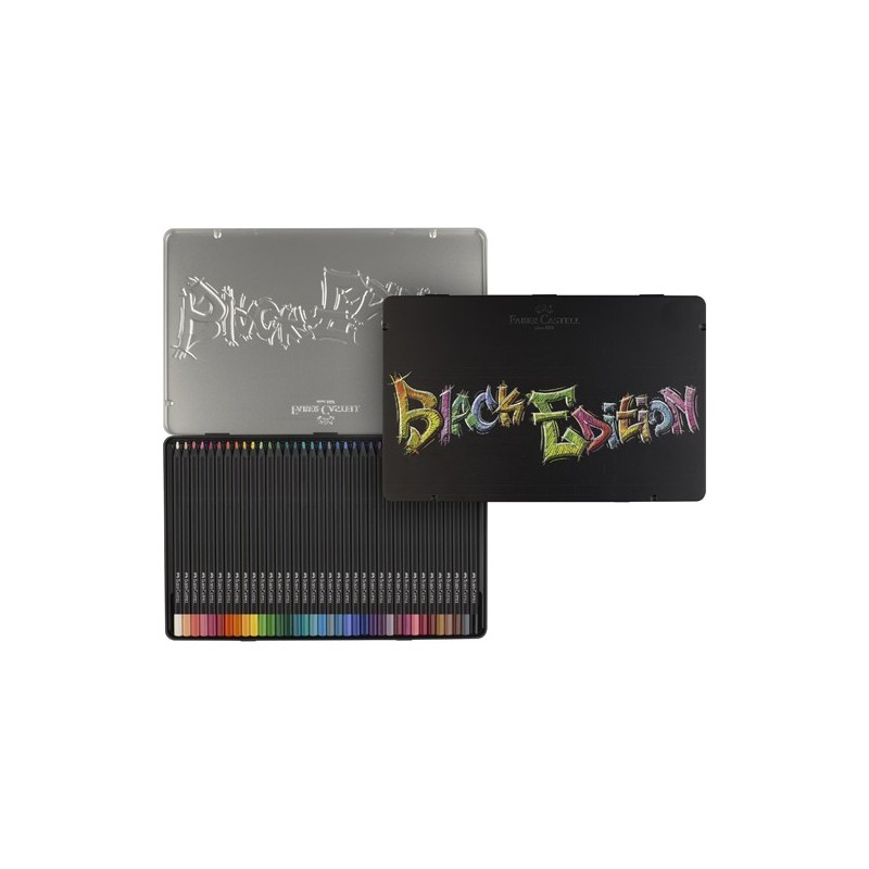 Material Bellas Artes – Pintura - Estuche metal 36 lápices color Black Edition Faber Castell | totenart.com