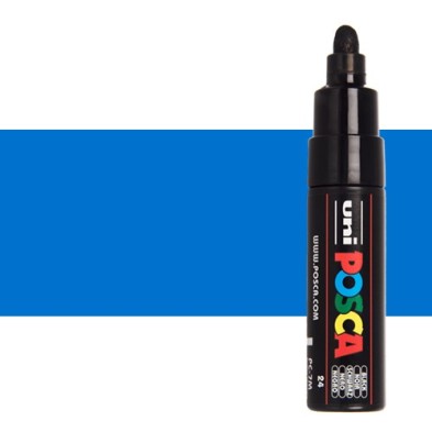 Material Bellas Artes – Pintura - POSCA Rotulador Azul (33) PC-7M | totenart.com