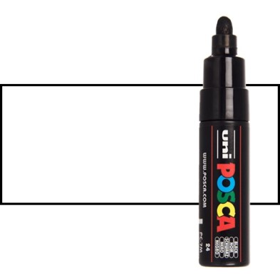 Material Bellas Artes – Pintura - POSCA Rotulador Blanco (1) PC-7M | totenart.com
