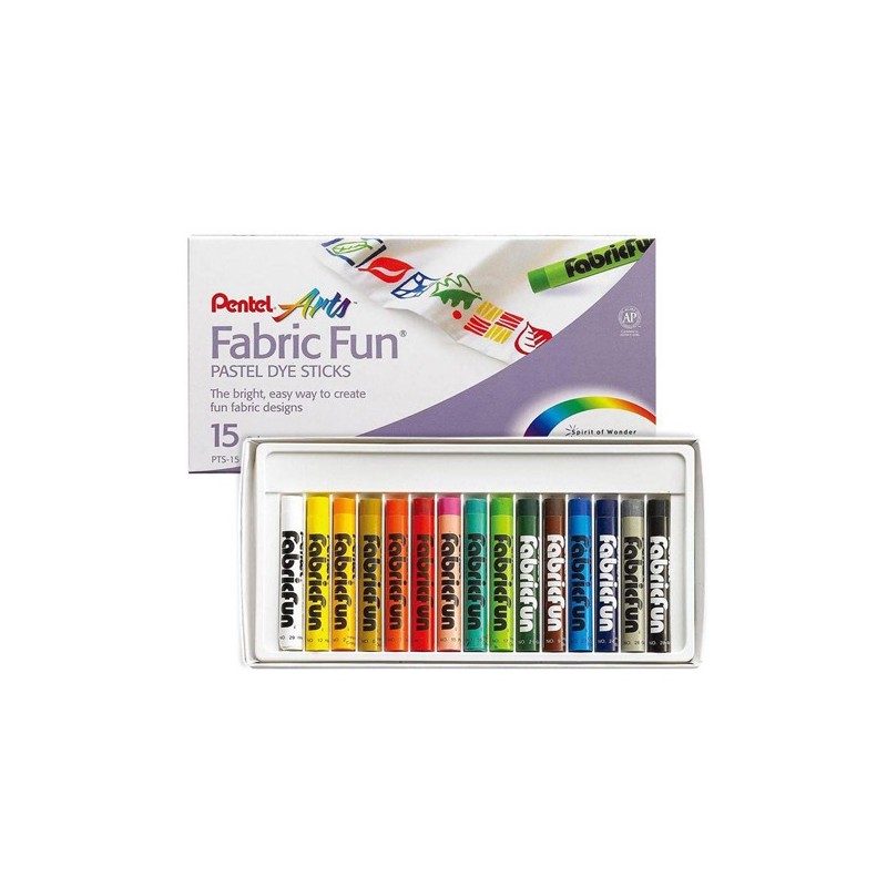 Material Bellas Artes - Pintura - Fabric Fun Pentel 15 pasteles textiles | totenart.com
