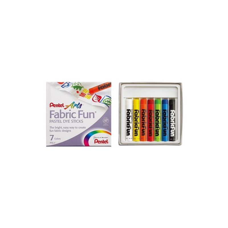 Material Bellas Artes - Pintura - Fabric Fun Pentel 7 pasteles textiles | totenart.com