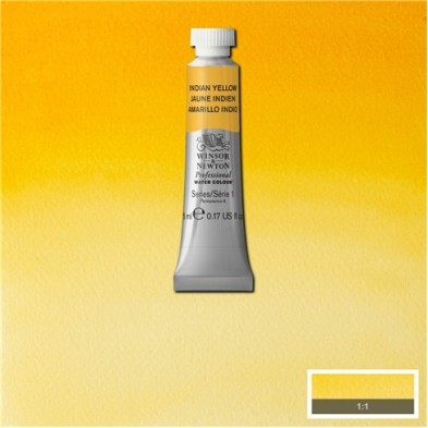 Material Bellas Artes - Pintura - Acuarela Artist Winsor & Newton color amarillo indio (5 ml) | totenart.com