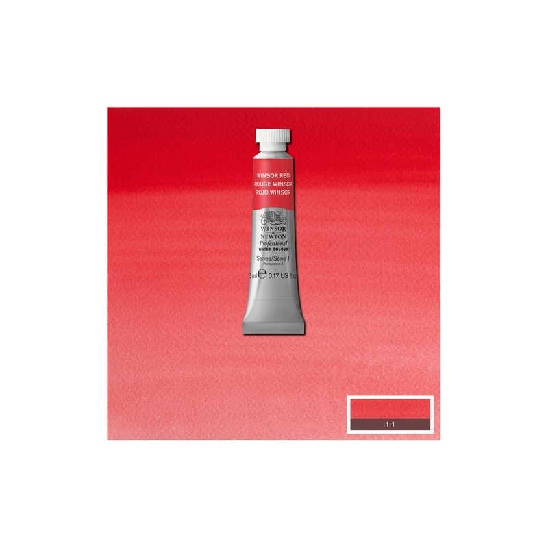 Material Bellas Artes - Pintura - Acuarela Artist Winsor & Newton color rojo Winsor (5 ml) | totenart.com