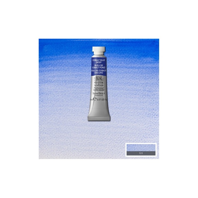 Material Bellas Artes - Pintura - Acuarela Artist Winsor & Newton color azul cobalto oscuro (5 ml) | totenart.com