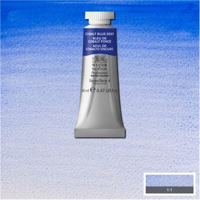 Material Bellas Artes - Pintura - Acuarela Profesional Winsor & Newton color azul cobalto oscuro 180 (14 ml) S4 | totenart.com