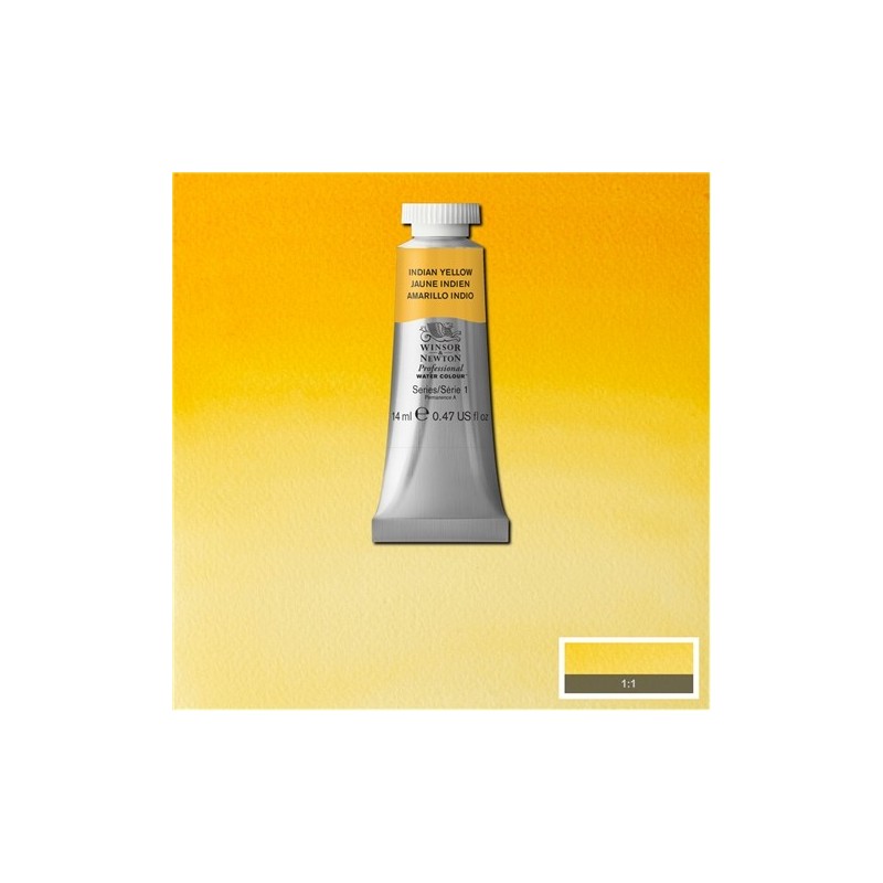 Material Bellas Artes - Pintura - Acuarela Profesional Winsor & Newton color amarillo indio 319 (14 ml) S1 | totenart.com