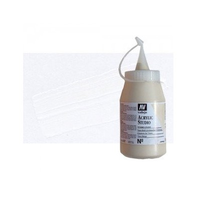 Material Bellas Artes - Pintura - Acrílico Vallejo Studio n. 941 color Blanco UV Reactivo (500 ml) | totenart.com