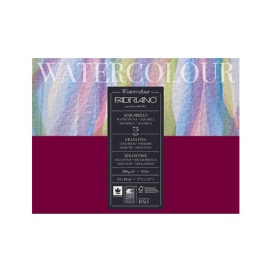 Material Bellas Artes – pintura-y-dibujo - Acuarela Fabriano 200 gr, 30x40 cm, G. Fino, block 75 h. | totenart.com