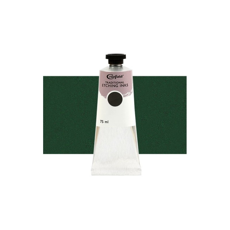 Material Bellas Artes – Grabado - Tinta Cranfield para grabado tradicional Verde Medio, 75 ml. | totenart.com