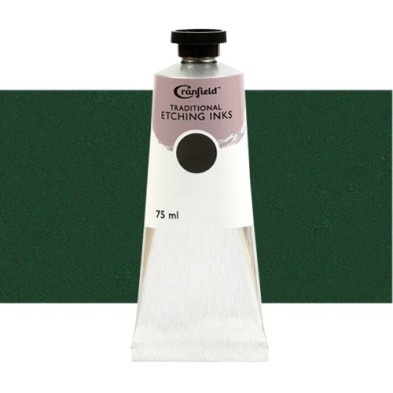 Material Bellas Artes – Grabado - Tinta Cranfield para grabado tradicional Verde Medio, 75 ml. | totenart.com
