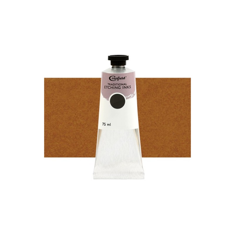 Material Bellas Artes – Grabado - - Tinta Cranfield para grabado tradicional Siena Natural, 75 ml. | totenart.com