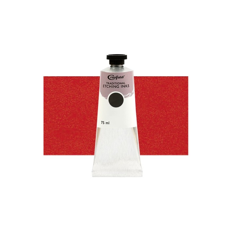 Material Bellas Artes – Grabado - Tinta Cranfield para grabado tradicional Rojo Permanente, 75 ml. | totenart.com