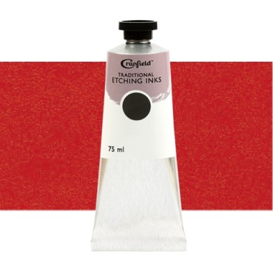 Material Bellas Artes – Grabado - Tinta Cranfield para grabado tradicional Rojo Permanente, 75 ml. | totenart.com