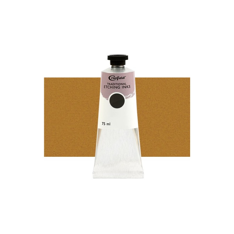 Material Bellas Artes – Grabado - Tinta Cranfield para grabado tradicional Amarillo Ocre, 75 ml. | totenart.com