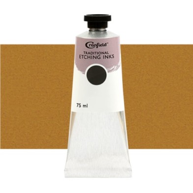 Material Bellas Artes – Grabado - Tinta Cranfield para grabado tradicional Amarillo Ocre, 75 ml. | totenart.com