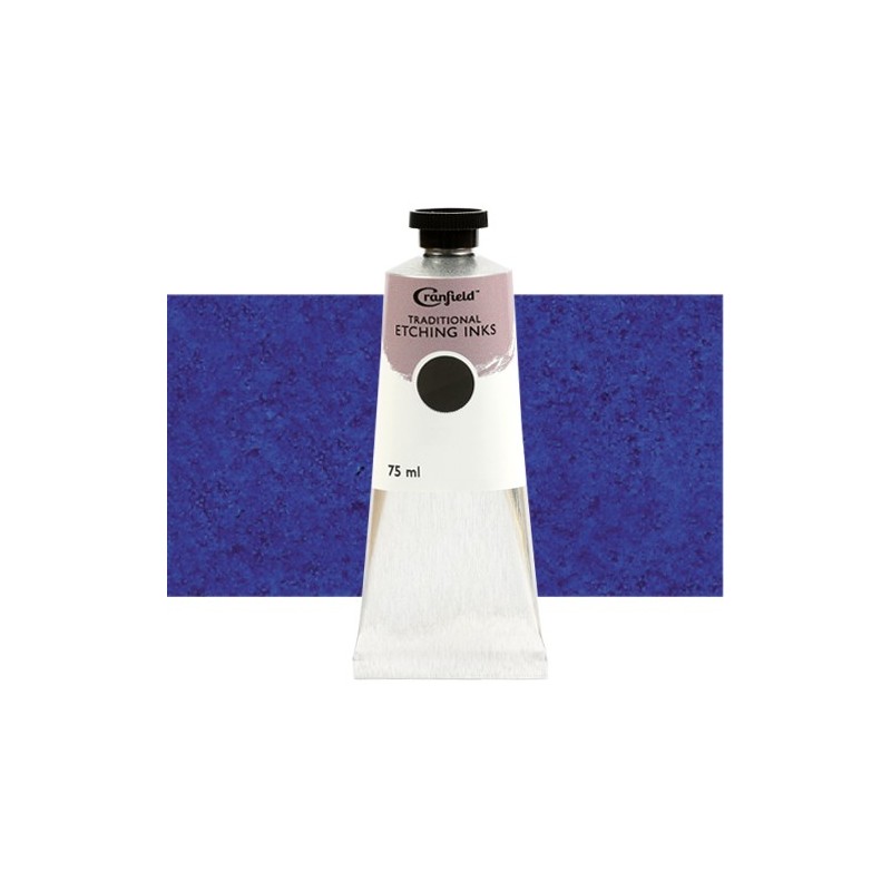 Material Bellas Artes – Grabado - Tinta Cranfield para grabado tradicional Azul Oriente, 75 ml. | totenart.com