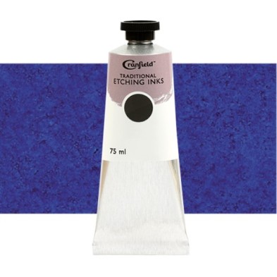 Material Bellas Artes – Grabado - Tinta Cranfield para grabado tradicional Azul Oriente, 75 ml. | totenart.com