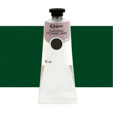 Material Bellas Artes – Grabado - Tinta Cranfield para grabado tradicional Verde Claro, 75 ml. | totenart.com
