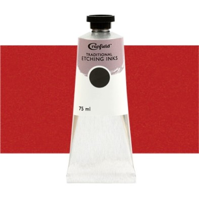 Material Bellas Artes – Grabado - Tinta Cranfield para grabado tradicional Rojo Cálido, 75 ml. | totenart.com