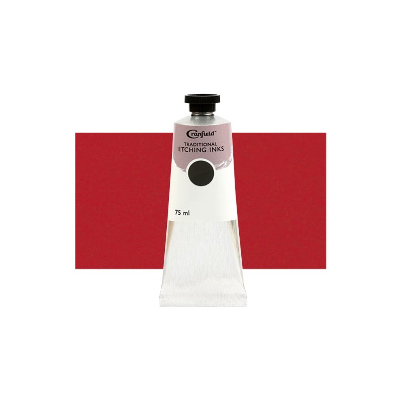 Material Bellas Artes – Grabado - Tinta Cranfield para grabado tradicional Rojo Escarlata, 75 ml. | totenart.com