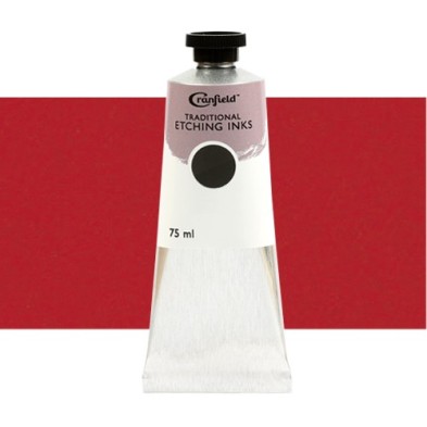 Material Bellas Artes – Grabado - Tinta Cranfield para grabado tradicional Rojo Escarlata, 75 ml. | totenart.com