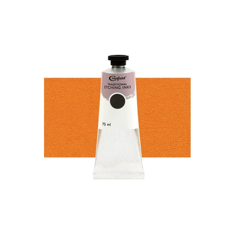 Material Bellas Artes – Grabado - Tinta Cranfield para grabado tradicional Amarillo Albaricoque, 75 ml. | totenart.com
