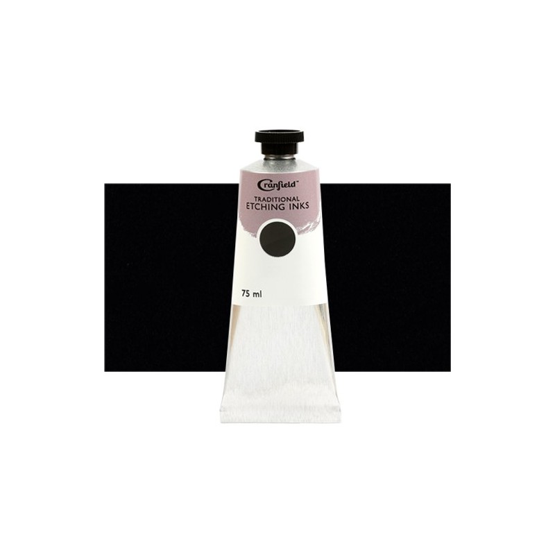 Material Bellas Artes – Grabado - Tinta Cranfield para grabado tradicional Negro Humo, 75 ml. | totenart.com