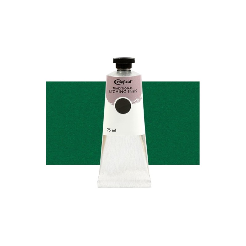 Material Bellas Artes – Grabado - Tinta Cranfield para grabado tradicional Laca Verde Permanente, 75 ml. | totenart.com