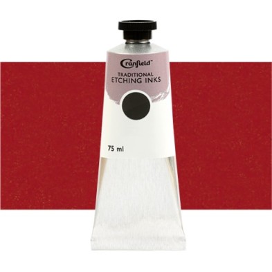 Material Bellas Artes – Grabado - Tinta Cranfield para grabado tradicional Rojo Rubí, 75 ml. | totenart.com