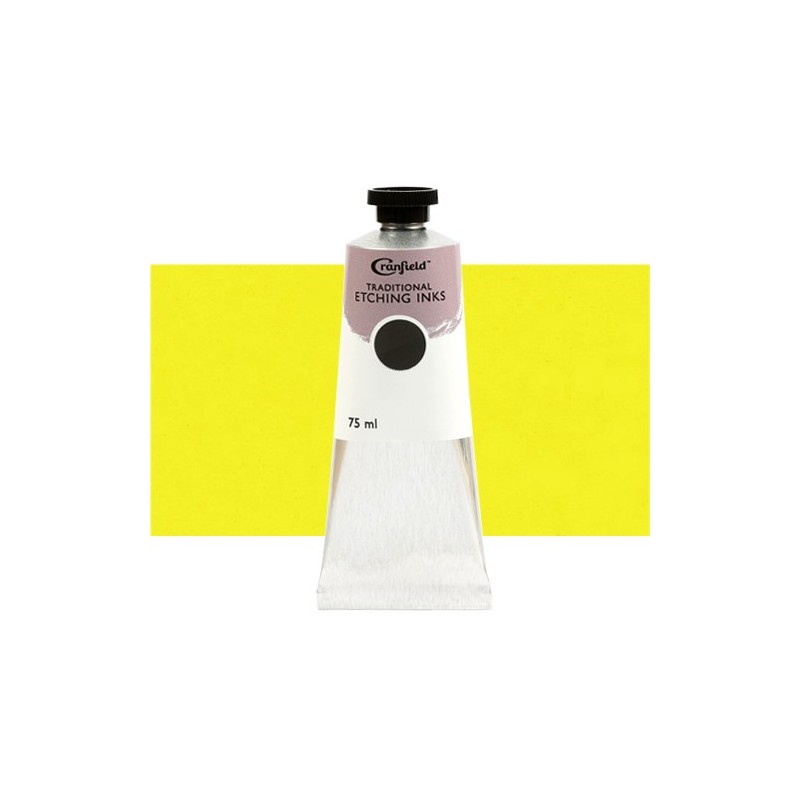 Material Bellas Artes – Grabado - Tinta Cranfield para grabado tradicional Amarillo Limon, 75 ml. | totenart.com