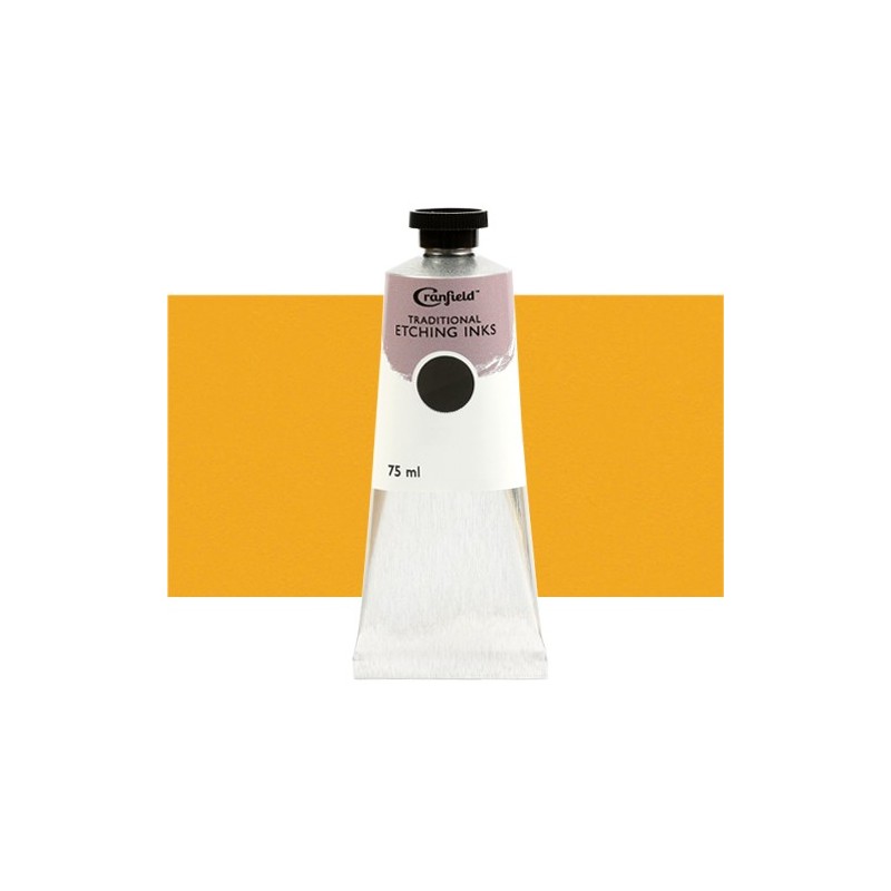 Material Bellas Artes – Grabado - Tinta Cranfield para grabado tradicional Amarillo Indio, 75 ml. | totenart.com