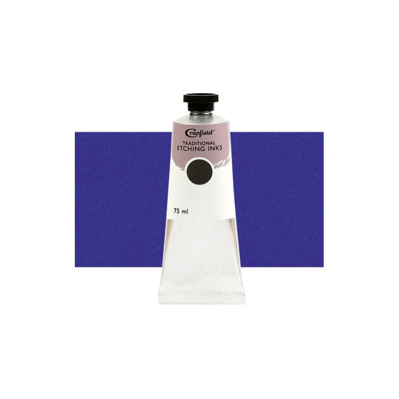Material Bellas Artes – Grabado - Tinta Cranfield para grabado tradicional Azul Cobalto Genuino, 75 ml. | totenart.com