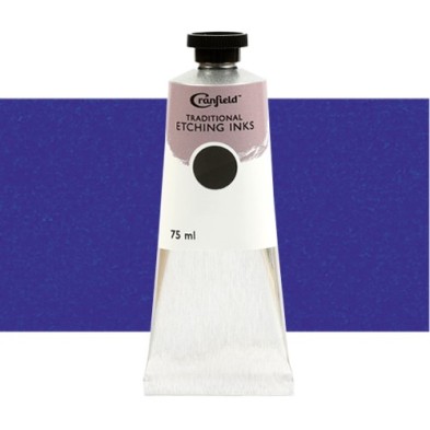 Material Bellas Artes – Grabado - Tinta Cranfield para grabado tradicional Azul Cobalto Genuino, 75 ml. | totenart.com