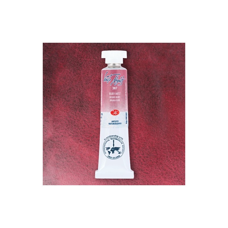 Material Bellas Artes – Pintura - Acuarelas White Nights en tubo 10 ml.  Ruby Mist 1387 | totenart.com