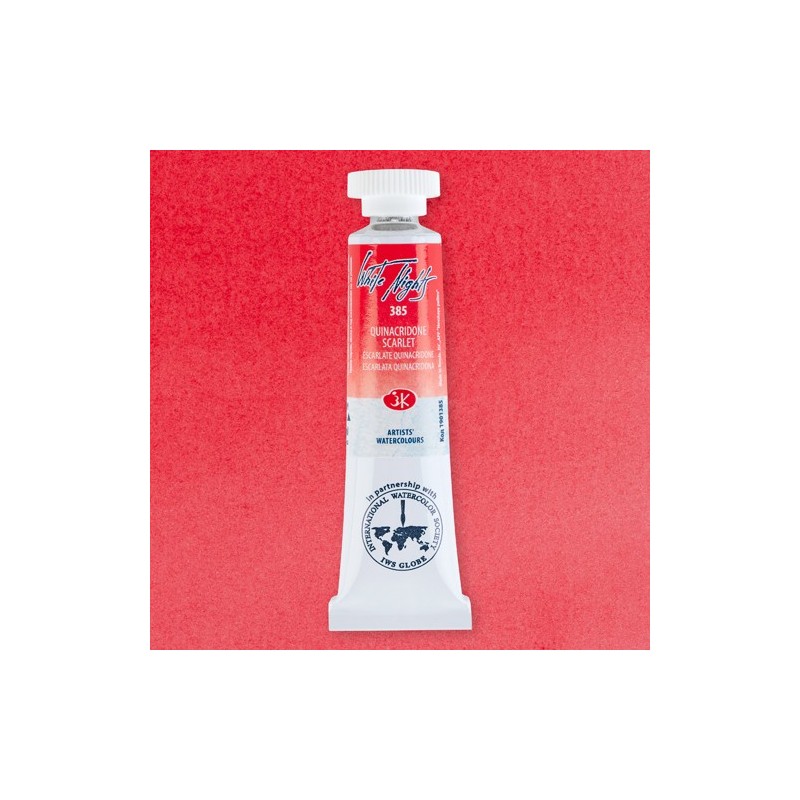 Material Bellas Artes – Pintura - Acuarelas White Nights en tubo 10 ml.  Escarlata Quinacridona 1385 | totenart.com