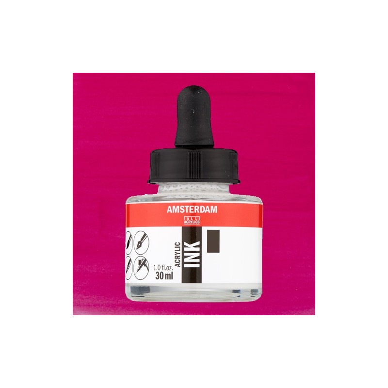 Material Bellas Artes - Pintura - Tinta Acrílica Rosa Quinacridona 366 Amsterdam (30 ml.) | totenart.com