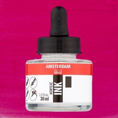 Material Bellas Artes - Pintura - Tinta Acrílica Rosa Quinacridona 366 Amsterdam (30 ml.) | totenart.com