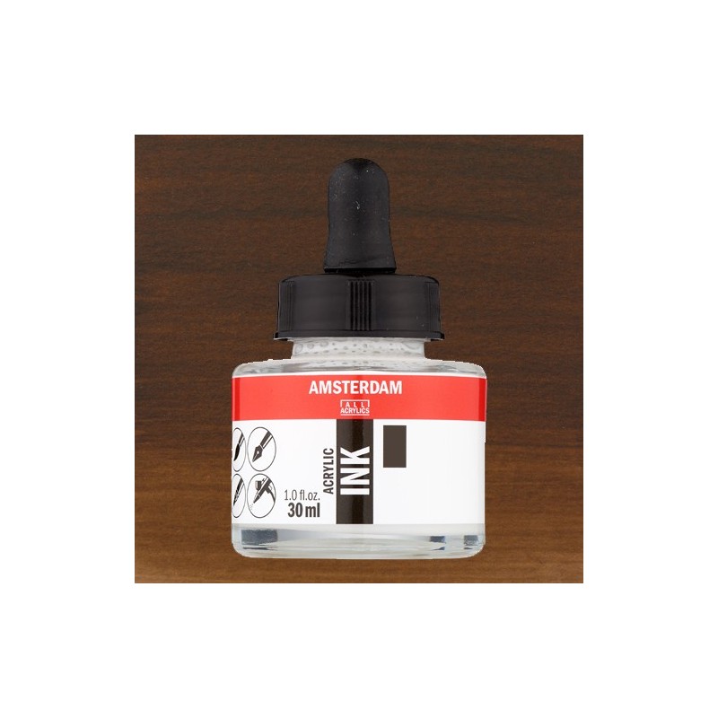 Material Bellas Artes - Pintura - Tinta Acrílica Sombra Tostada 409 Amsterdam (30 ml.) | totenart.com