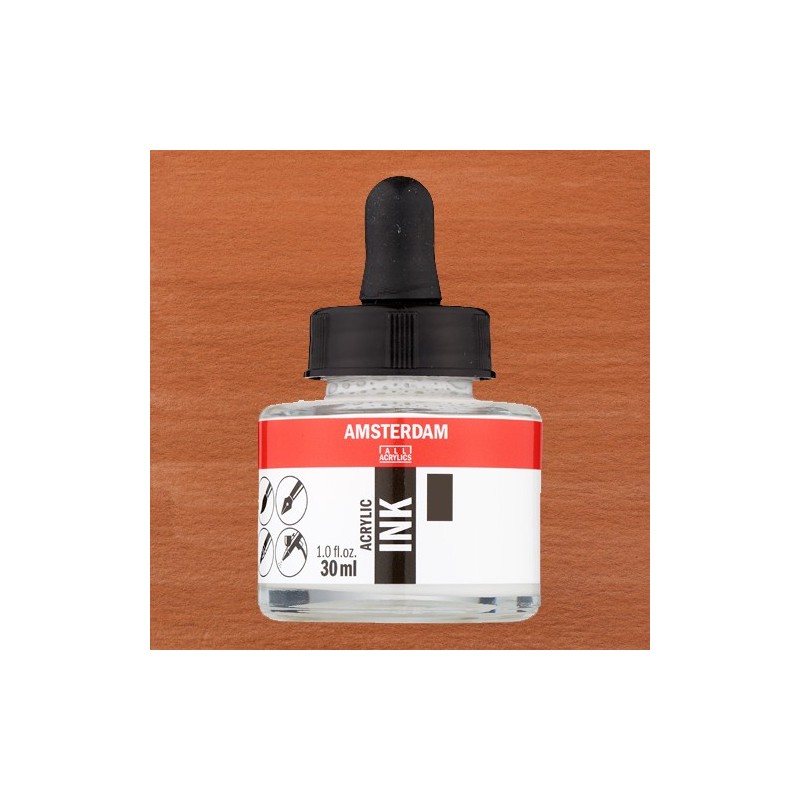 Material Bellas Artes – Pintura - Tinta Acrílica Cobre 805 Amsterdam (30 ml.) | totenart.com